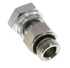 UN 1-7/16''-12 x G 1'' F/M Verzinkter Stahl Reduzieradapter ORFS 400 Bar - Hydraulisch