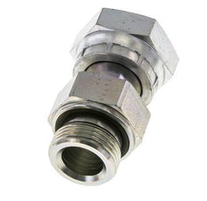 UN 1-7/16''-12 x G 1'' F/M Verzinkter Stahl Reduzieradapter ORFS 400 Bar - Hydraulisch