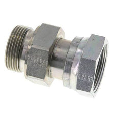 UN 1-11/16''-12 x G 1 1/4'' F/M Verzinkter Stahl Reduzieradapter ORFS 250 Bar - Hydraulisch