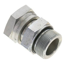 UN 2''-12 x G 1 1/2'' F/M Verzinktes Stahlreduzierstück ORFS 250 Bar - Hydraulisch