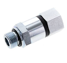 G 1/2'' F/M Zinc plated Steel Swivel Joint 400 Bar - Hydraulic - High-pressure