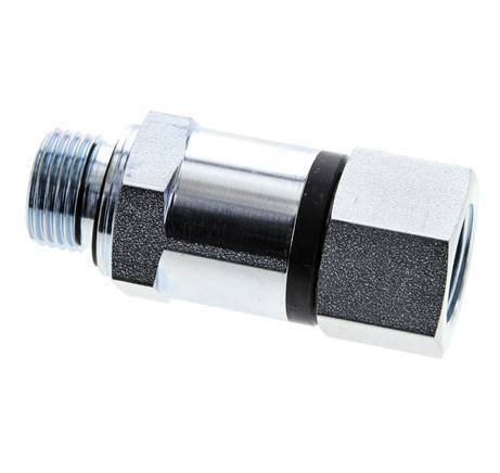 G 1/2'' F/M Zinc plated Steel Swivel Joint 400 Bar - Hydraulic - High-pressure