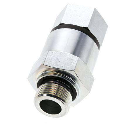 G 3/4'' F/M Verzinktes Stahl-Drehgelenk 400 Bar - Hydraulik - Hochdruck