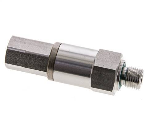 G 1/4'' F/M Edelstahl-Drehgelenk 250 bar - Hydraulik - Hochdruck