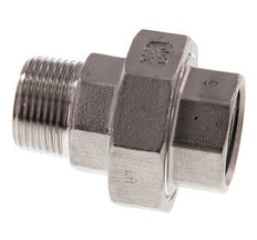 3/4'' NPT x 3/4'' NPT F/M Edelstahl Doppelnippel 3-teilig mit konischer Abdichtung 16 bar