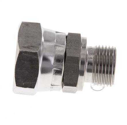 G 1/2'' x G 3/8'' F/M Reduzierstück aus Edelstahl 300 Bar - Hydraulik