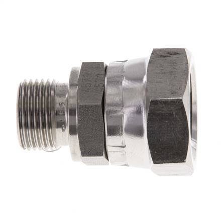 G 1/2'' x G 3/8'' F/M Reduzierstück aus Edelstahl 300 Bar - Hydraulik