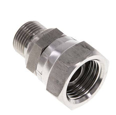 G 1/2'' x G 3/8'' F/M Reduzierstück aus Edelstahl 300 Bar - Hydraulik