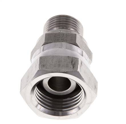 G 1/2'' x G 3/8'' F/M Reduzierstück aus Edelstahl 300 Bar - Hydraulik