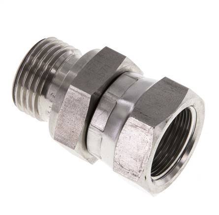 G 1/2'' F/M Reduzierstück aus Edelstahl 300 bar - Hydraulik