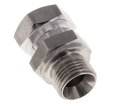 G 1/2'' F/M Reduzierstück aus Edelstahl 300 bar - Hydraulik