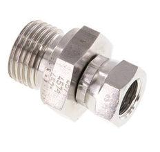 G 1/4'' x G 1/2'' F/M Reduzierstück aus Edelstahl 350 bar - Hydraulisch