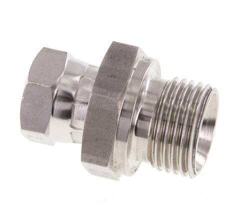 G 1/4'' x G 1/2'' F/M Reduzierstück aus Edelstahl 350 bar - Hydraulisch