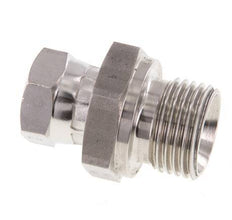 G 1/4'' x G 1/2'' F/M Reduzierstück aus Edelstahl 350 bar - Hydraulisch