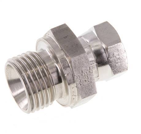 G 1/4'' x G 1/2'' F/M Reduzierstück aus Edelstahl 350 bar - Hydraulisch