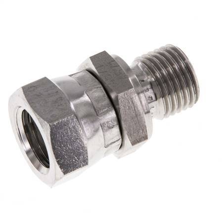 G 1/4'' F/M Reduzierstück aus Edelstahl 350 bar - Hydraulik