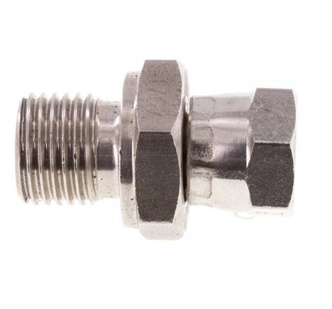 G 1/8'' x G 1/4'' F/M Reduzierstück aus Edelstahl 350 bar - Hydraulisch