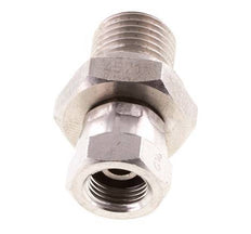 G 1/8'' x G 1/4'' F/M Reduzierstück aus Edelstahl 350 bar - Hydraulisch