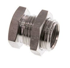 G 3/8'' x G 1/2'' F/M Stainless steel Bulkhead Fitting 40 Bar