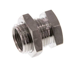 G 3/8'' x G 1/2'' F/M Stainless steel Bulkhead Fitting 40 Bar