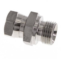 G 3/8'' x G 1/2'' F/M Reduzierstück aus Edelstahl 350 bar - Hydraulisch