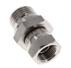 G 3/8'' x G 1/2'' F/M Reduzierstück aus Edelstahl 350 bar - Hydraulisch