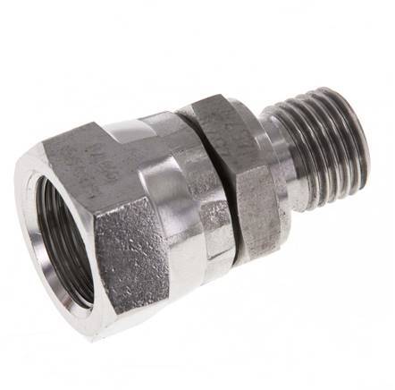 G 3/8'' x G 1/4'' F/M Reduzierstück aus Edelstahl 350 bar - Hydraulisch