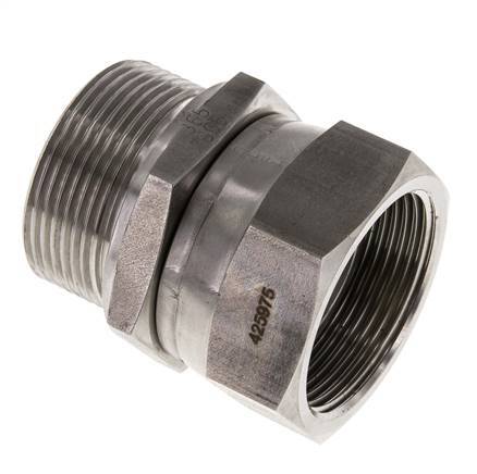 G 1 1/2'' F/M Reduzierstück aus Edelstahl 125 bar - Hydraulik