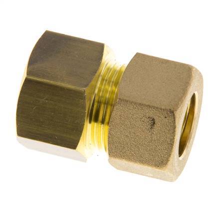 G 1/2'' x 14mm Messing Straight Compression Fitting 89 Bar DIN EN 1254-2