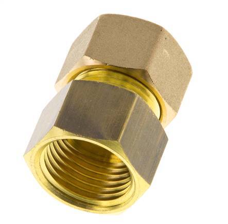 G 1/2'' x 14mm Messing Straight Compression Fitting 89 Bar DIN EN 1254-2