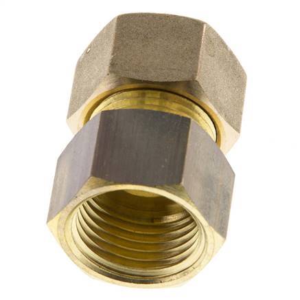 G 1/2'' x 15mm Messing Straight Compression Fitting 82 Bar DIN EN 1254-2