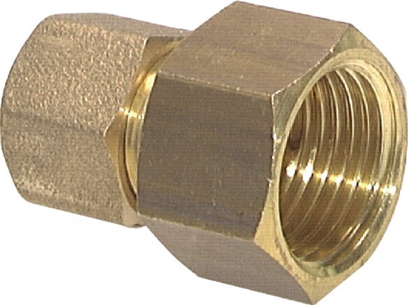 G 1/8'' x 6mm Brass Straight Compression Fitting 150 Bar DIN EN 1254-2 [2 Pieces]
