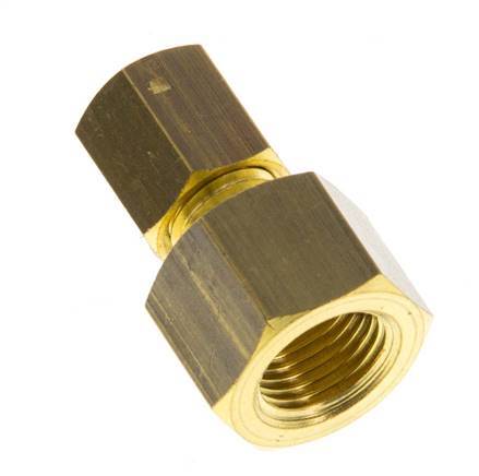 G 1/8'' x 4mm Brass Straight Compression Fitting 150 Bar DIN EN 1254-2 [2 Pieces]