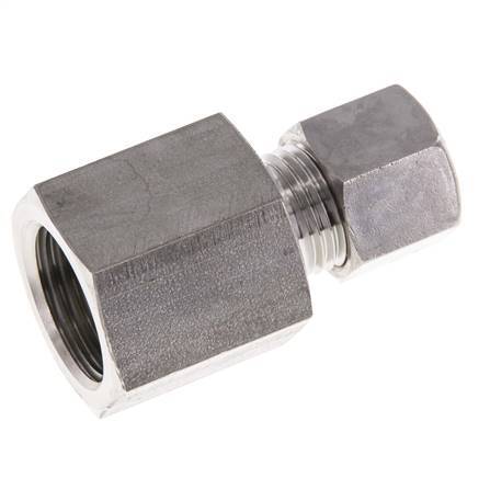 G 1/2'' x 10L Edelstahl Druckverschraubung 315 Bar DIN 2353