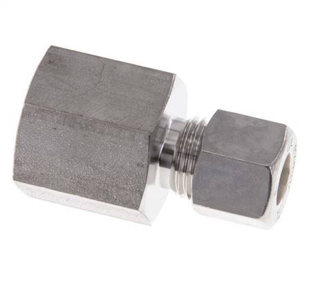 G 1/2'' x 10L Edelstahl Druckverschraubung 315 Bar DIN 2353