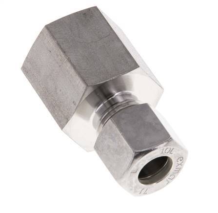 G 1/2'' x 10L Edelstahl Druckverschraubung 315 Bar DIN 2353