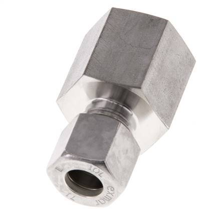 G 1/2'' x 10L Edelstahl Druckverschraubung 315 Bar DIN 2353