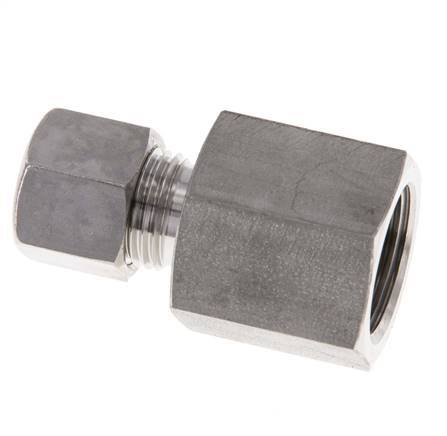 G 1/2'' x 10L Edelstahl Druckverschraubung 315 Bar DIN 2353