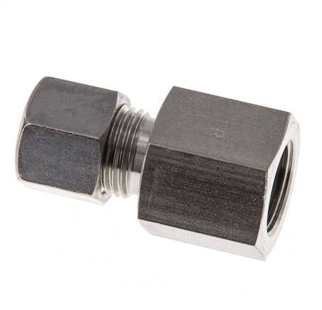 G 3/8'' x 10L Edelstahl Druckverschraubung 315 Bar DIN 2353