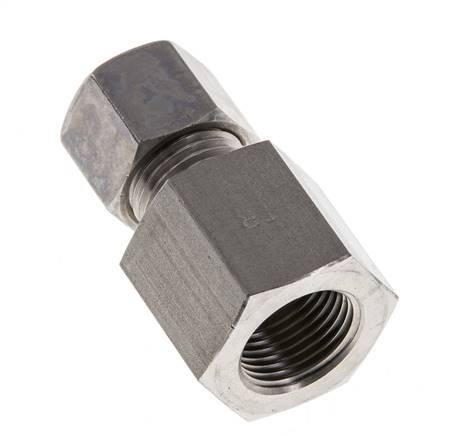 G 3/8'' x 10L Edelstahl Druckverschraubung 315 Bar DIN 2353