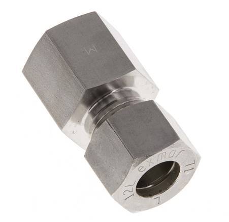 G 3/8'' x 12L Edelstahl Druckverschraubung 315 Bar DIN 2353