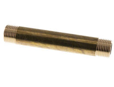 G 1/2'' Messing Doppelrohrnippel 16 Bar DIN 2982 - 120mm