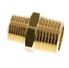 R 1/2'' x R 3/8'' Brass Double Nipple 16 Bar [2 Pieces]