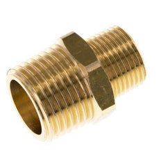 R 1/2'' x R 3/8'' Brass Double Nipple 16 Bar [2 Pieces]