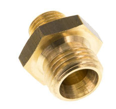 G 1/4'' x G 1/8'' Messing-Doppelnippel 16 bar [5 Stück]