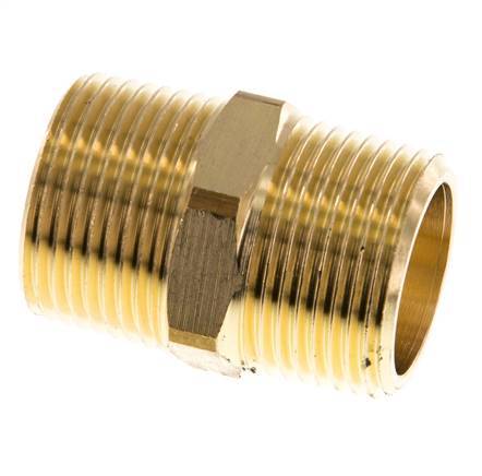 R 3/4'' Brass Double Nipple 16 Bar