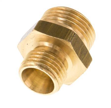 G 3/8'' x G 1/4'' Brass Double Nipple 16 Bar [5 Pieces]