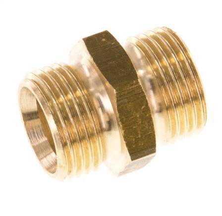 G 3/8'' Messing-Doppelnippel 16 bar [5 Stück]