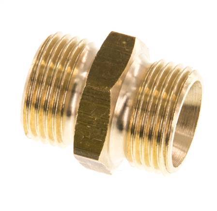 G 3/8'' Messing-Doppelnippel 16 bar [5 Stück]