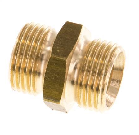 G 3/8'' Messing-Doppelnippel 16 bar [5 Stück]